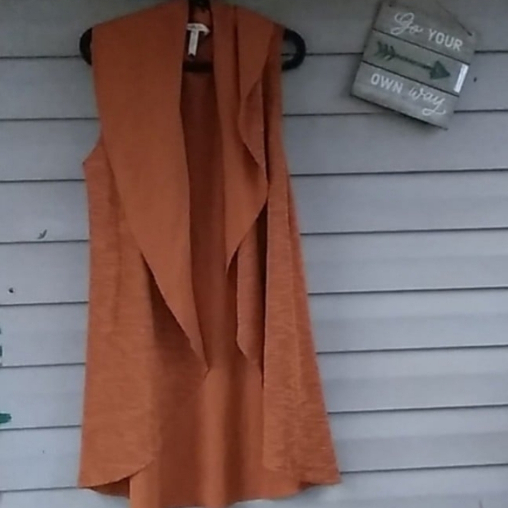 Matilda Jane Rust Orange Open Front Cardigan